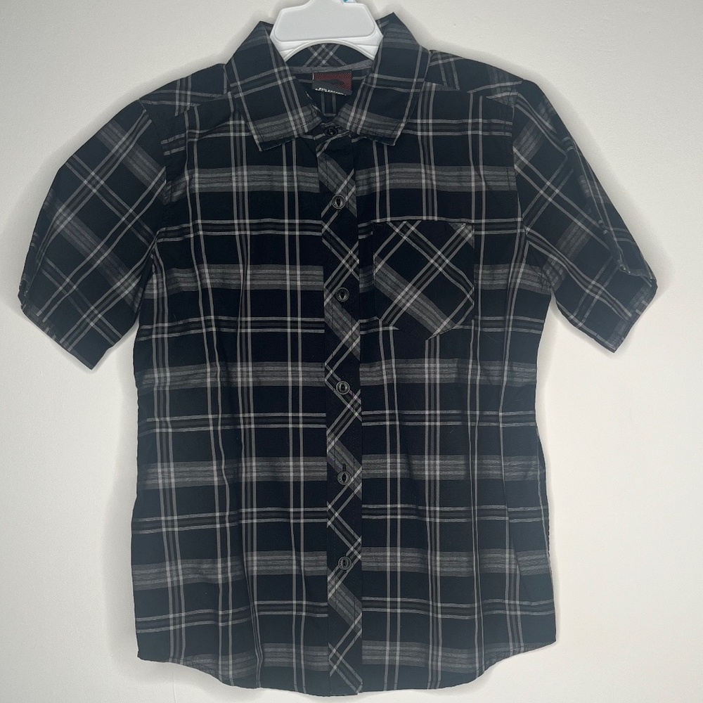 Tony Hawk Kids Button Down Short Sleeve Shirt